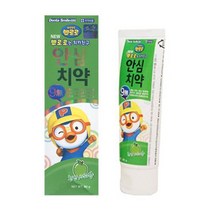 뽀로로 안심 치약, 사과맛, 1개