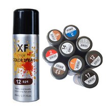엑세프 패션 헤어 칼라 스프레이, 1개, 11호 검정색