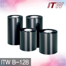 ITW B-128 왁스레진 바코드리본 왁스 레진, ITW B-128 70mm X 300M