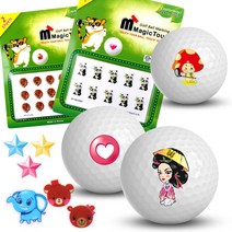 카시야 2016 골프공 스티커 매직터치, 장미클로버, 1개