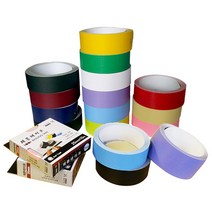문구조아 제본테이프 25mm 35mm 50mm 테이프, $D25_50mm*10M/검정, -