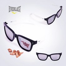 EVERLAST Polarized Sunglass - Basic Casual_BKWTSL, 편광-유광 화이트-실버 미러렌즈