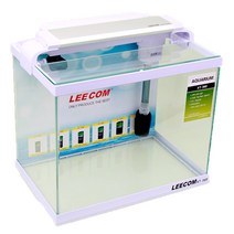 LEECOM 일체형어항 XT-360 화이트 고출력LED조명 일체형수조, 37 x 24 x 35cm