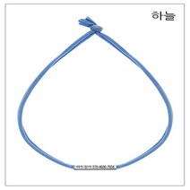 니피키즈 [KC인증][깊은 각인]아트칼라 써지컬스틸 미아방지목걸이 미아방지 목걸이, 하늘