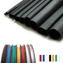 수축튜브 열수축튜브 전선보호튜브 케이블보호 선보호, 청색
