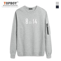 [탑보이] 814 자수 항공 맨투맨 티셔츠 (SCC1331PT)