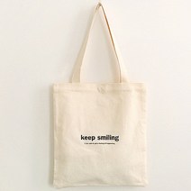 티핑_스마일링 에코백 캔버스백