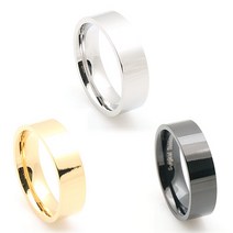 스몰박스 6mm 심플 유광 써지컬스틸 반지