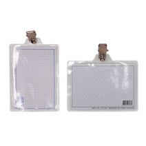 바로바 비닐명찰/집게/가로-95*68mm, 가로M346440