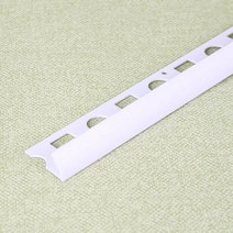 타일마감재 백색라운드몰딩10mm, 길이1100mm(일반택배발송)