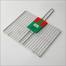 DH 국산 스텐 사각 겹석쇠 - 소 중 대, 小(250×210)