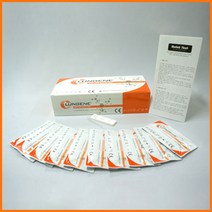 유통기한 9월까지) 흡연측정 퀵 테스트 Quick Test 40개 1세트 흡연검사지, 1box