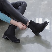 홍대언니 여성용 핫스텀피 첼시부츠