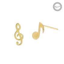 에버링 14K 미니 음표 귀걸이_ENTO4612 gold earrings 선물