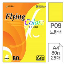 문구사무/플라잉칼라(A4/P22/빨강색/80g/25매)., $HAU_25매 P22 빨강색, -