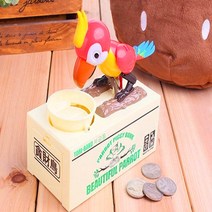 포커스 [포커스] 동전먹는 저금통, 앵무새, 레드