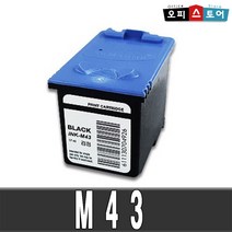 삼성 잉크 INK M43 CF370 CF371 CF375 프린터 재생잉크, M43[검정], 1개
