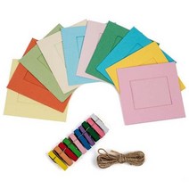 폴라로이드 Square Color Frame Kit 즉석카메라 앨범, 10색, 1개, 10개