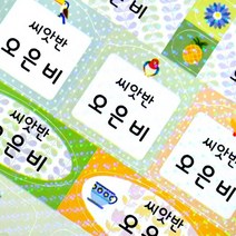 키즈네임 방수네임스티커 혼합형, 250_1. 혼합형펄스티커(30pcs)_그린라이트, 1개