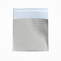 아이스원 은박보냉팩 접착식테이프형 보냉파우치 보온 보냉팩 은박주머니, 실버, 1장
