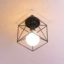 boaz 큐브 직부 조명 매장 베란다 LED호환 카페조명 직부등, 큐브직부+에디슨전구(막대형)