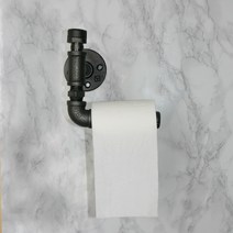 제이앤에스 파이프 화장실 휴지 걸이 03 행거, 백관
