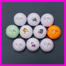 세인트나인 칼라/화이트 혼합 3-4피스 로스트볼 30알, A-급_JY0047 30알, 30개