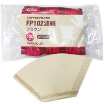 칼리타 커피필터 FP102 여과지 3~4인용, 100매, 1세트