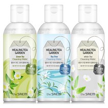 더샘 힐링티 가든 클렌징 워터 [그린티+티트리+화이트티], 3개, 300ml