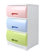 플라팜 아기옷장 베이비서랍장 옷정리 수납정리함 유아서랍장 수납장, 베이비 서랍3단(믹스)