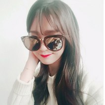 더브릴레 오버사이즈 미러 여성패션선글라스