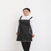 부르니 B-08.H형버버리단면방수앞치마 앞치마, 블랙, 0개
