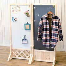 아이베란다 타공판 파티션 루바 래티스, A타입(타공판+루바)_화이트(지지대별도)