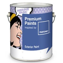 노루페인트 외부용 프리미엄 수성페인트 팬톤페인트 1L 익스테리어, 계란광 White