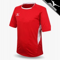 미즈노 반팔 라그랑 게임 저지 SS(7K0162) 레드 남녀공용 티셔츠