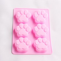 [캔들이케아] 천연 비누 만들기 재료 DIY 모음 비누베이스 / 기타재료, 6구 곰발바닥 몰드