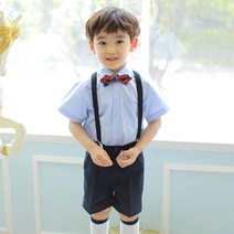 도담도담 블루 셔츠 바지 남아정장(남방 바지)