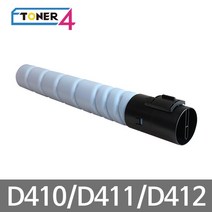 신도리코 고품질토너사용 대용량 D410 D411 D412 비정품토너, MP D411 파랑, 1개