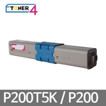 신도리코 프린터고장없는 슈퍼재생토너 대용량 P200 C200 P200T5K, P201dn 검정, 1개