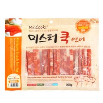 천연간식 미스터쿡 연어 슬라이스 300g, 1개