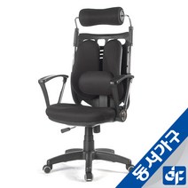 동서가구 체어BK SPD요추올메쉬 회전의자 DF900858, 레드투톤