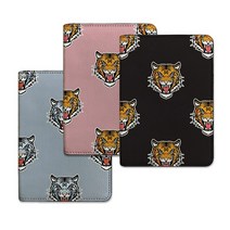 [NANALI] 이니셜여권케이스_유니크 타이거 패턴 여권커버_펜홀더여권지갑3종 해킹방지