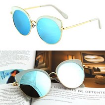 파피시엔젤 오버사이즈 미러 캐츠아이 선글라스