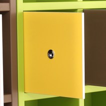 트리퍼니가구 1단 1200 책장 - 두께36T 고급데코시트지, 도어추가/옐로우