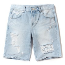 다꾸앙 남자 반자 롤구제 레귤러 청반바지 _pt5704