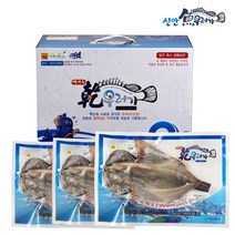 HACCP 인증 신안우럭 반건조 우럭 3팩 구성, 건우럭 5호(200g~300g)