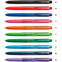 시그노 유니볼 0.28mm 0.38 0.5 볼펜, RT1(노크)리필 0.38 레드 UMR83.15