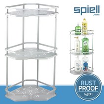 휴잉 프리미엄 알루미늄 3단코너선반, 1개