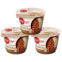 햇반 컵반 중화 마파두부 덮밥, 270g, 3개
