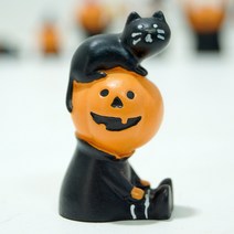비오스 미니어처 소품 할로윈 미니 피규어-펌킨과 고양이, 펌킨과 고양이